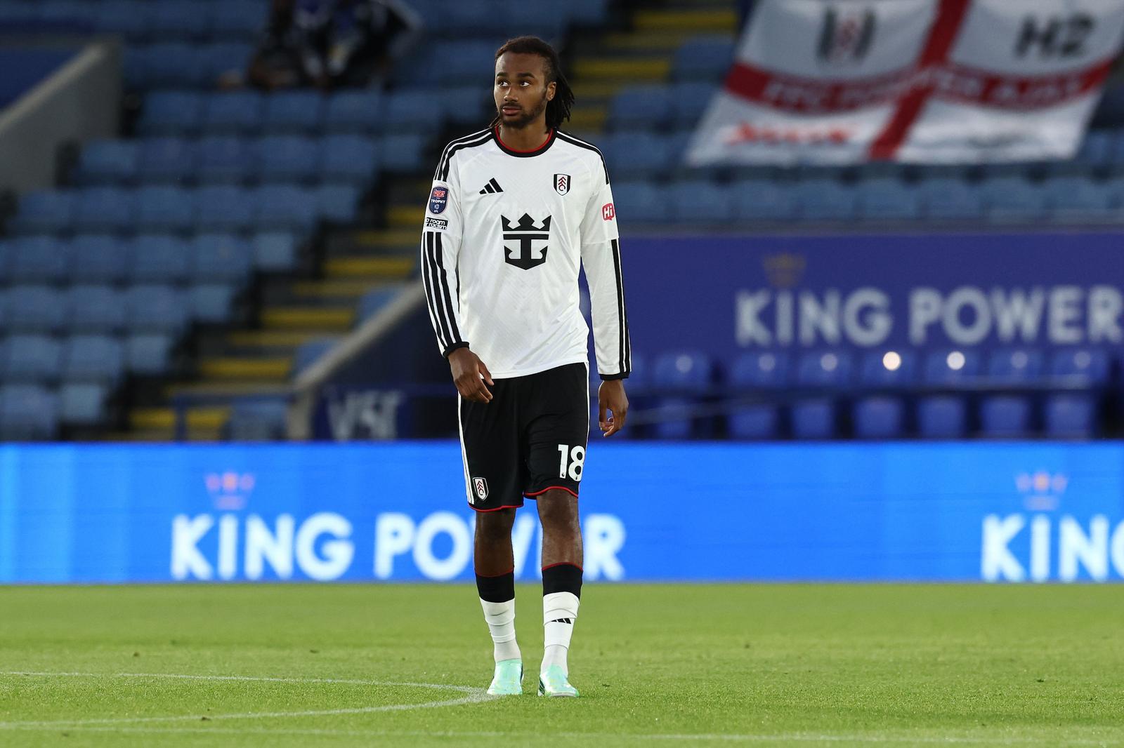 Fulham U21 forward Jonah Kusi-Asare during the EFL Trophy match between Leicester City and U21 Fulham at the King Power Stadium, Leicester, UK on 22 September 2026.